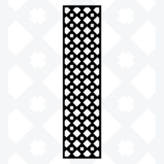Ścianka dekoracyjna ażurowa "Cross" 500mm x 2000mm
