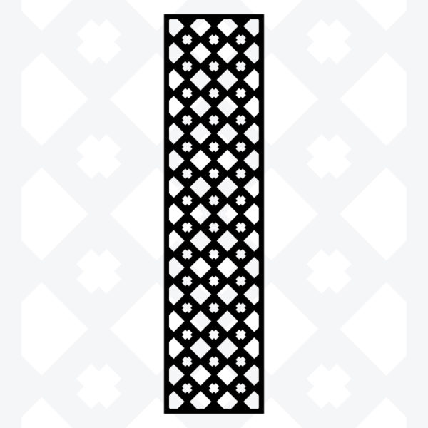 Ścianka dekoracyjna ażurowa "Cross" 500mm x 2000mm