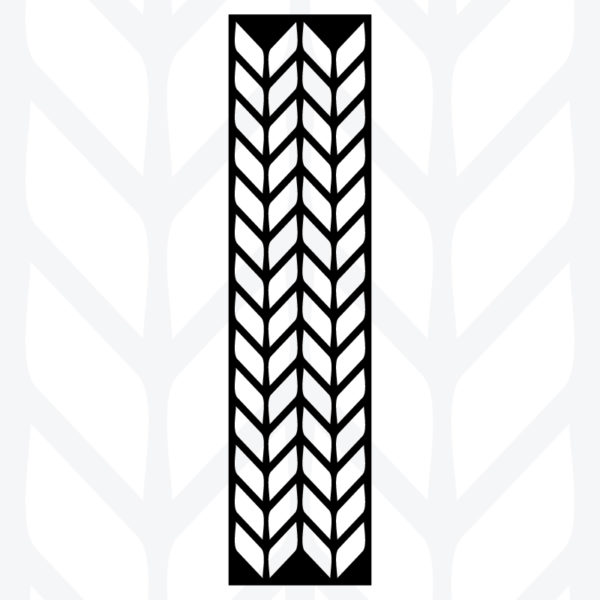 Ścianka dekoracyjna ażurowa "kłosy" 500mm x 2000mm