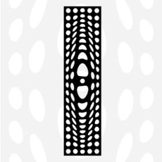 Ścianka dekoracyjna ażurowa "Sfera" 500mm x 2000mm